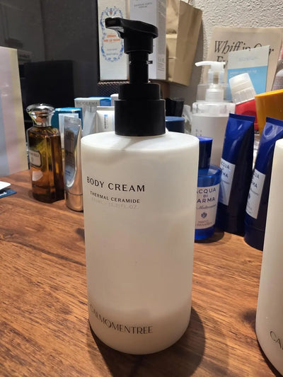 Thermal Ceramide Body Cream in use