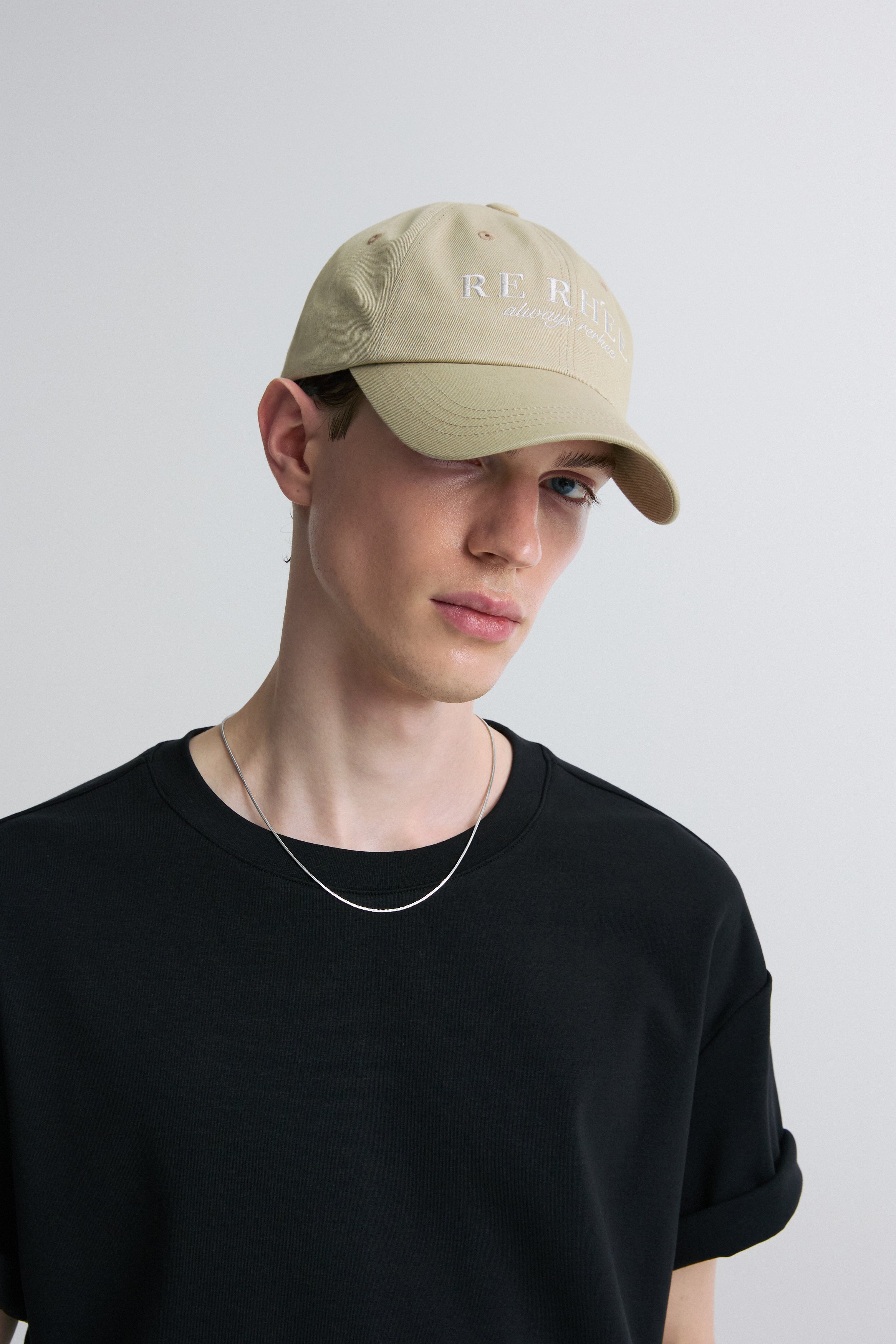 Embroidered Logo Cap Sand