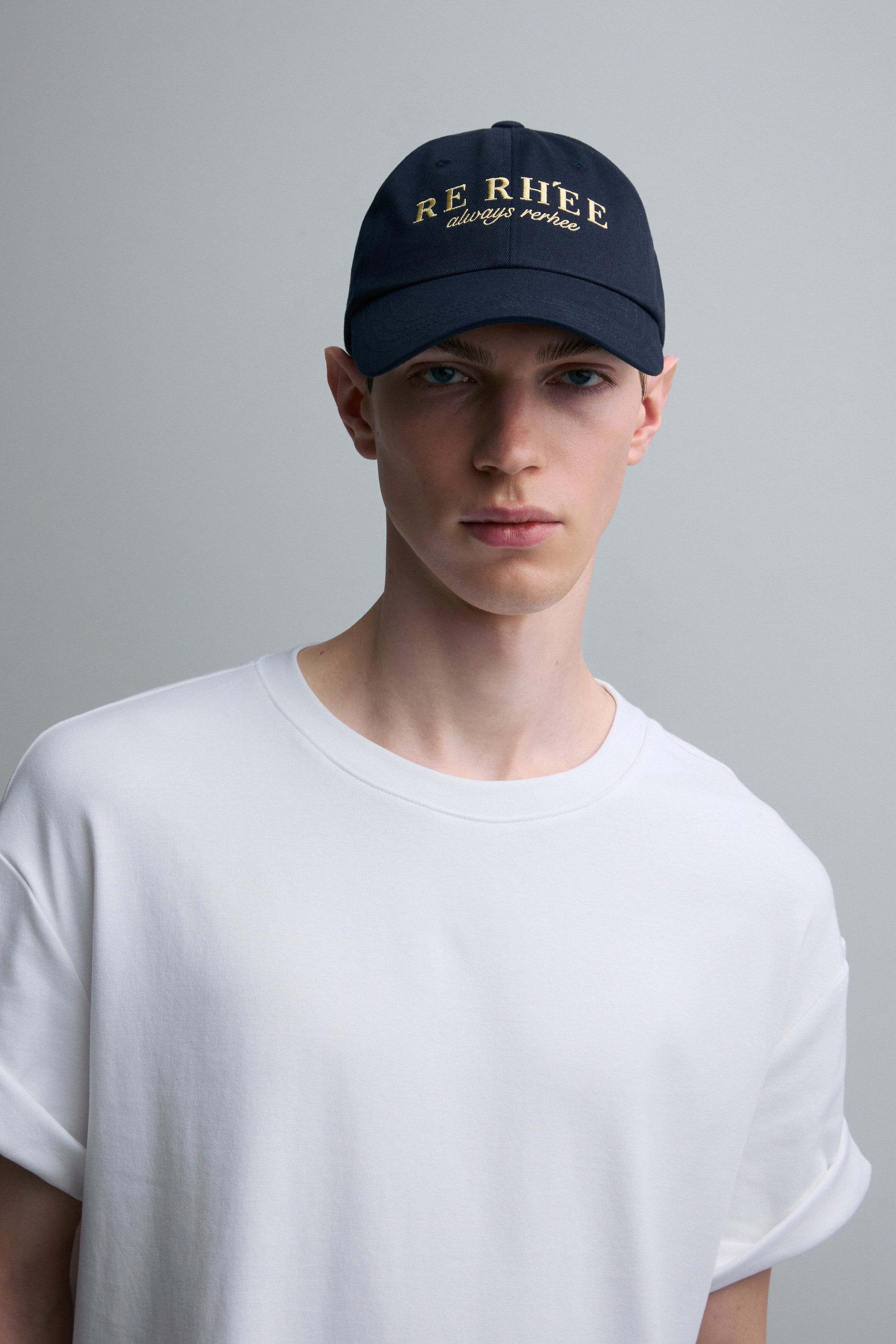 Embroidered Logo Cap Navy