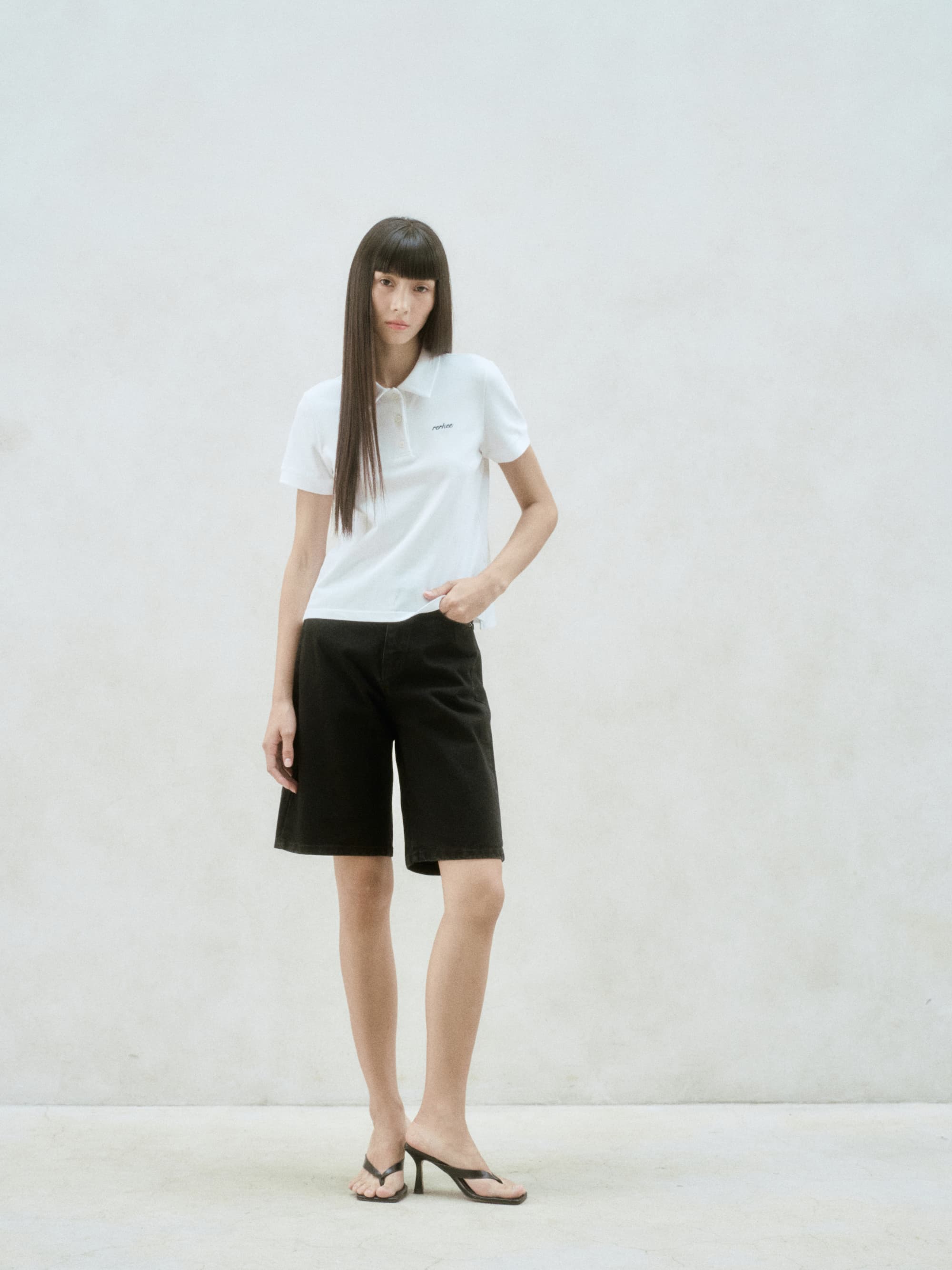 Logo Embroidered Polo Top