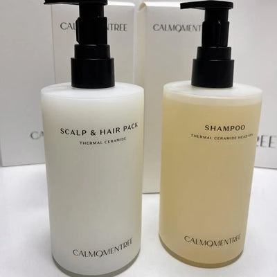 Thermal Ceramide Scalp & Hair Treatment Pack in use