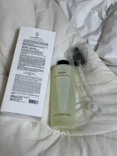Lemon Vitamin Energy Toner in use