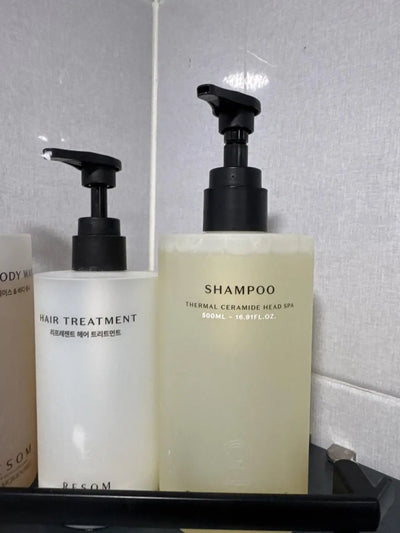 Thermal Ceramide Shampoo in use