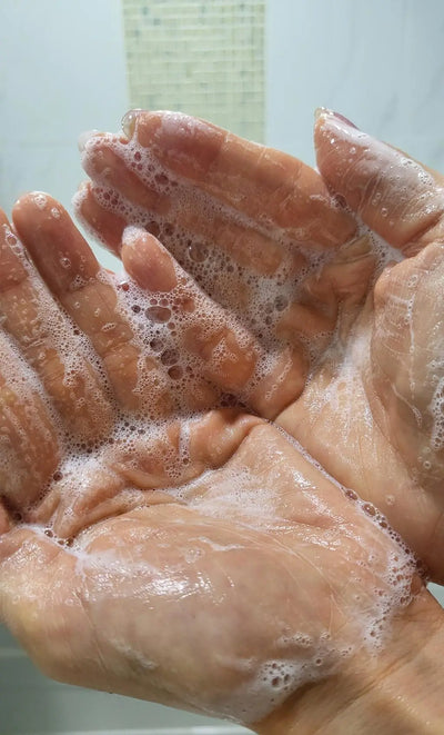 Thermal Ceramide Shampoo in use