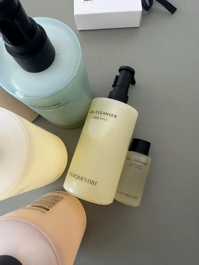 Lemon Vita C Gel Cleanser in use