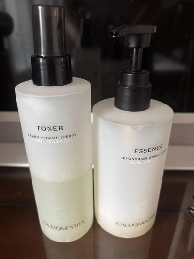 Lemon Vitamin Energy Toner in use