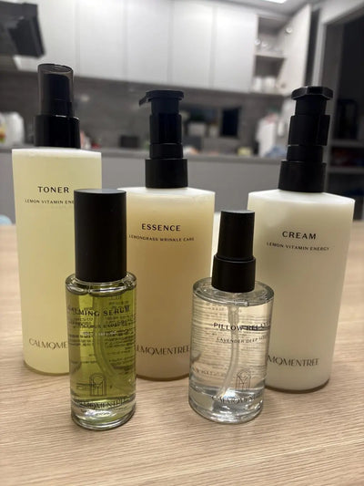 Lemon Vitamin Energy Toner in use