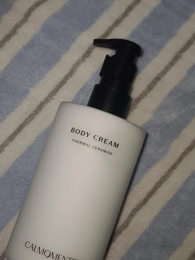 Thermal Ceramide Body Cream in use