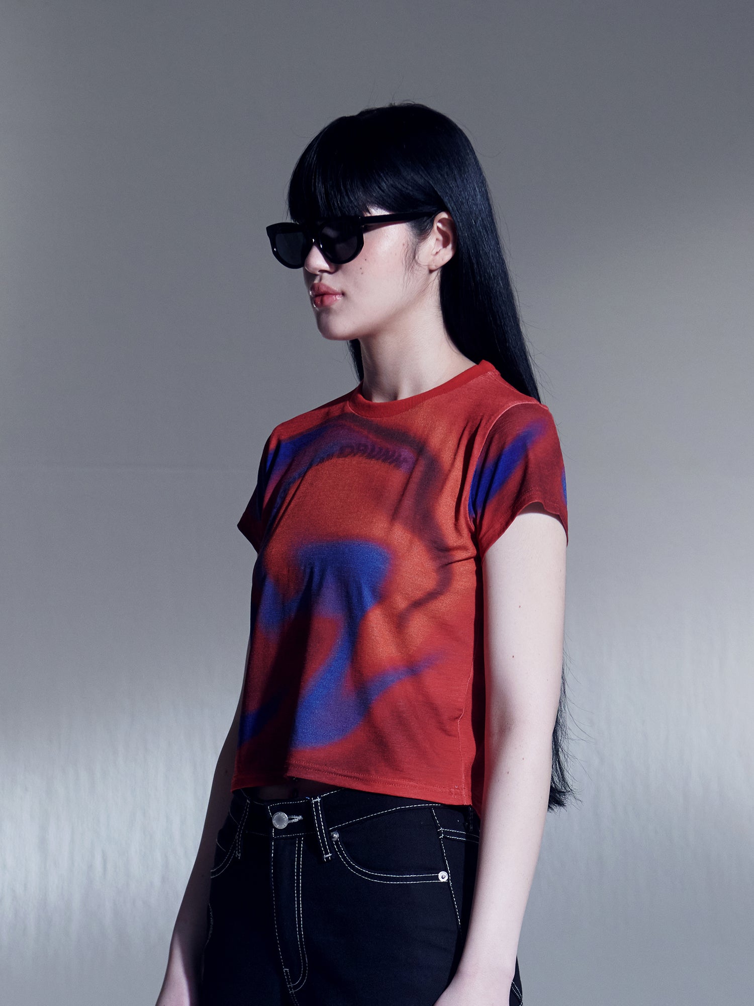 Red Drunk Crop T