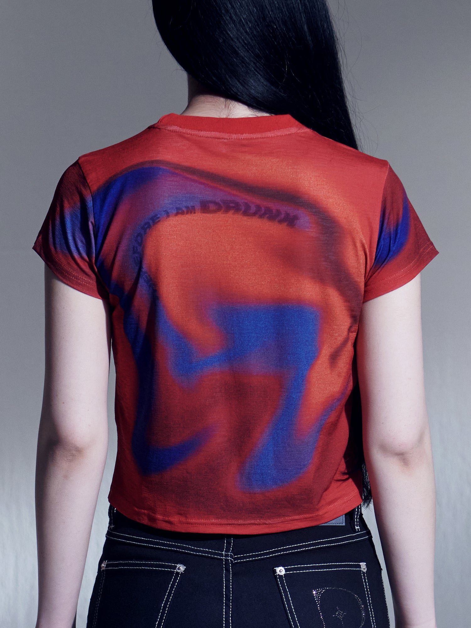 Red Drunk Crop T