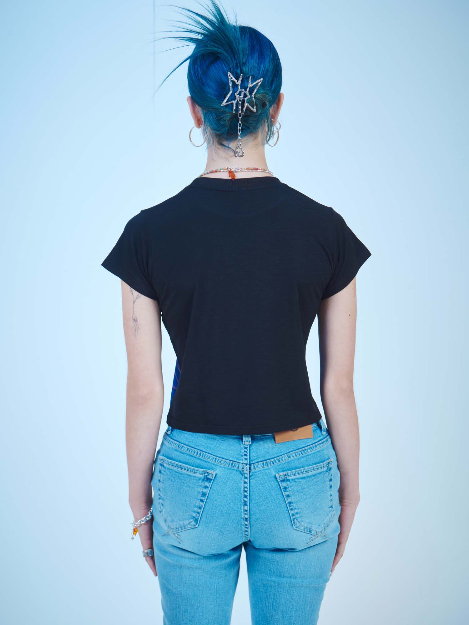 Purple Heart Crop T