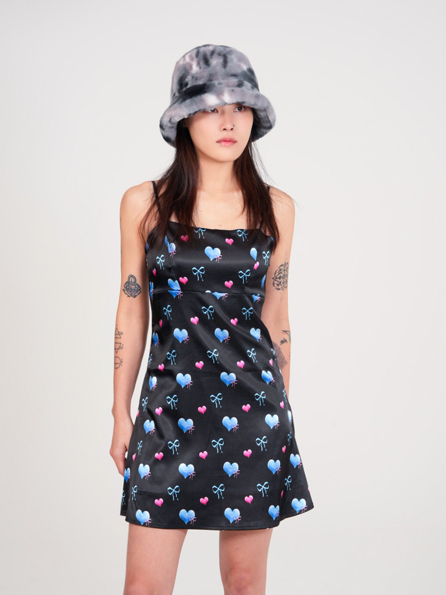Blue Ribbon Mini Dress