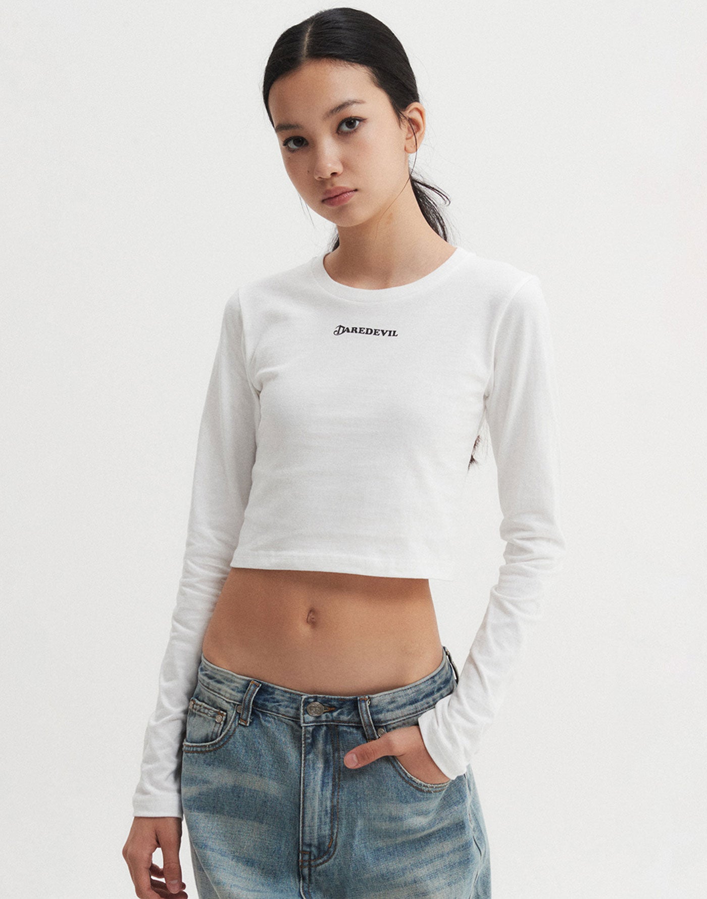 Daredevil Crop Long Sleeve