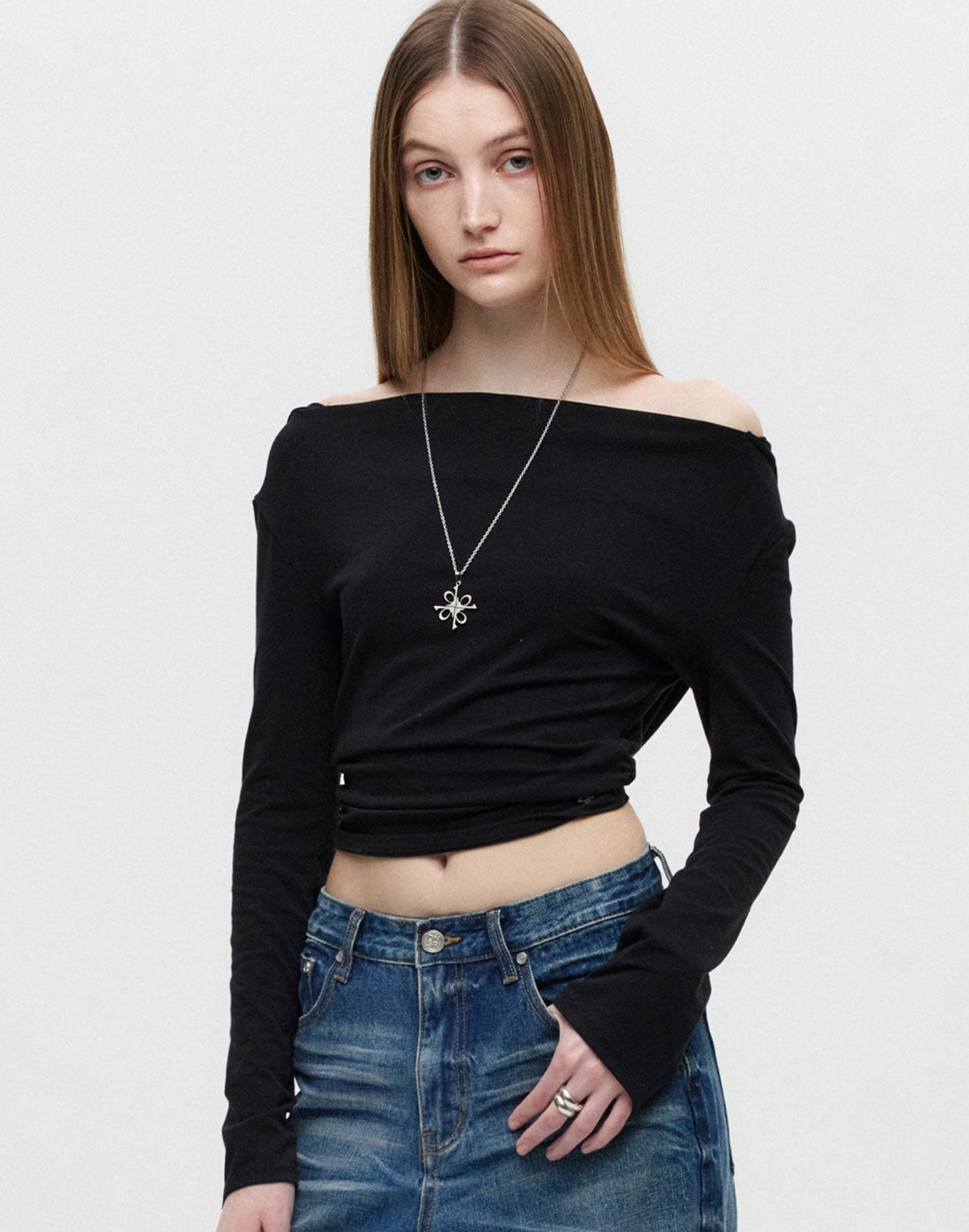 Crop Hood Long Sleeve