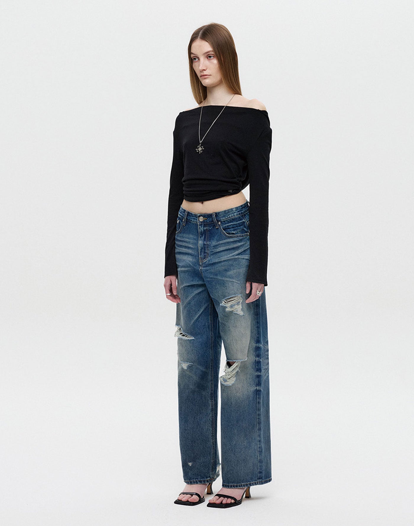 Crop Hood Long Sleeve