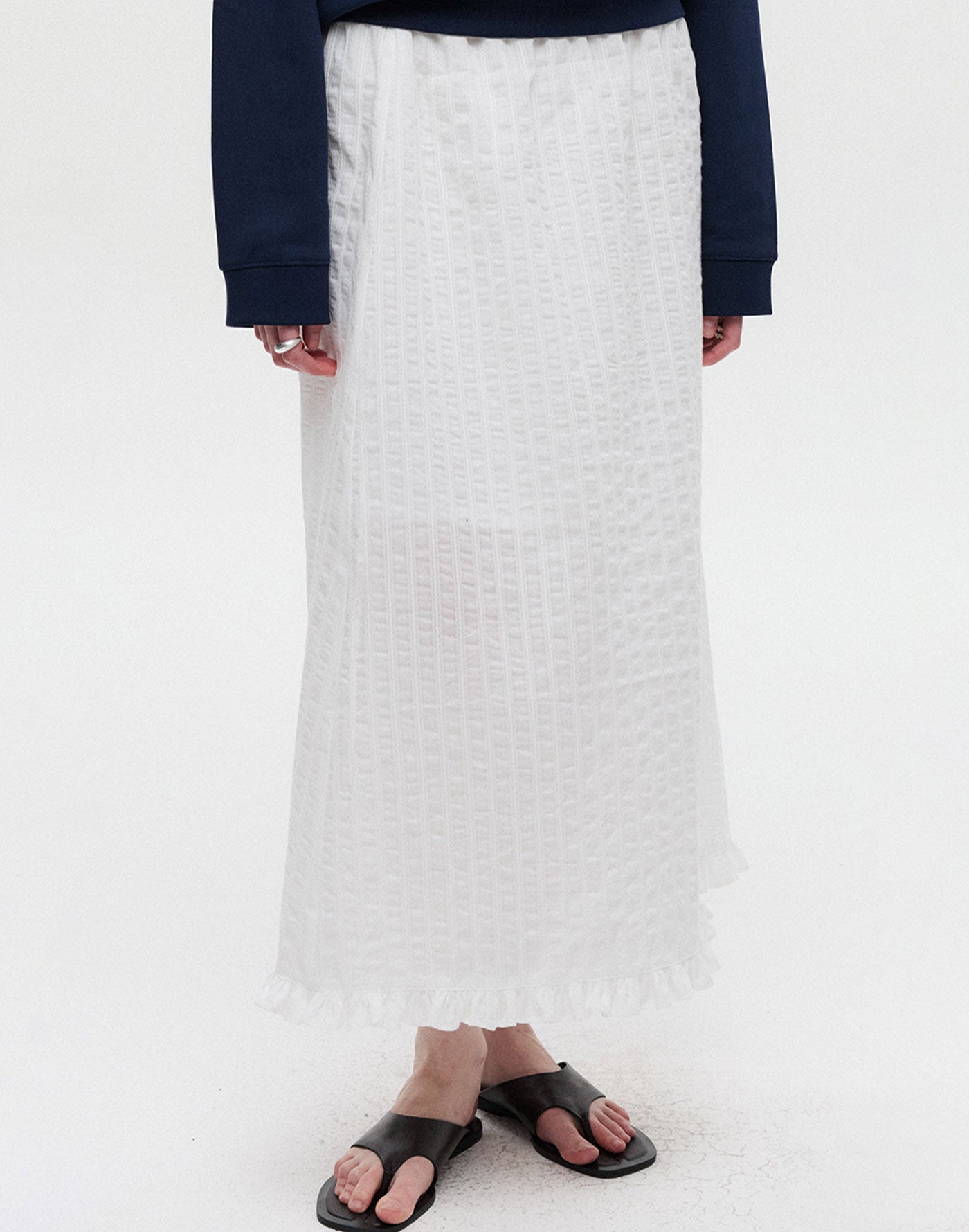 Frill Long Skirt
