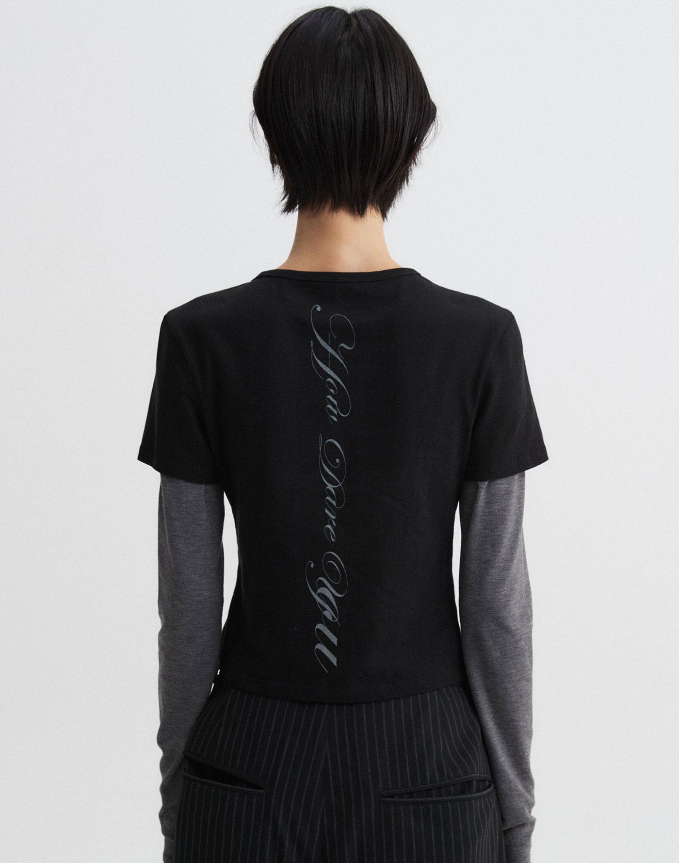 Two-Tone Layered Long Sleeve