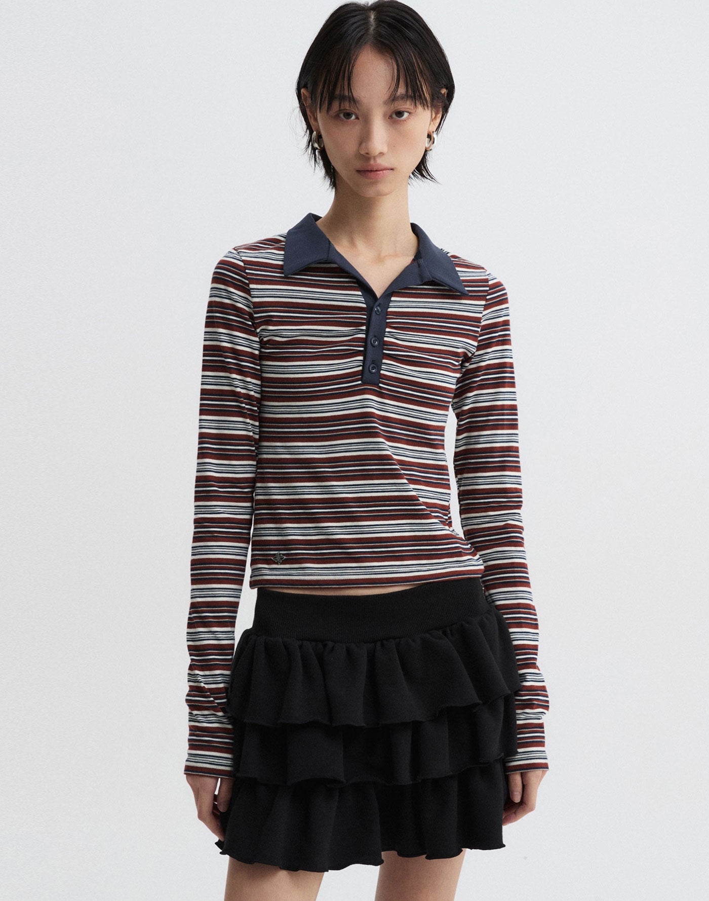 Stripe Polo T-Shirt
