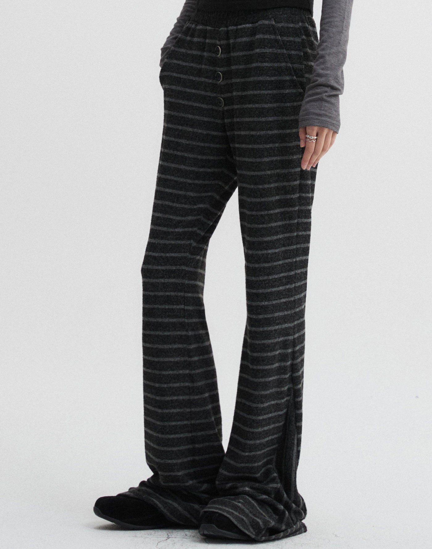 Stripe Flare Sweat Pants