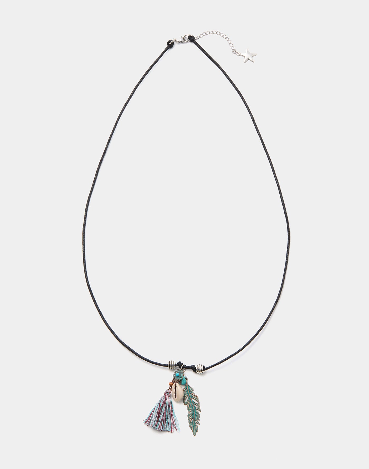 Turquoise Feather Necklace
