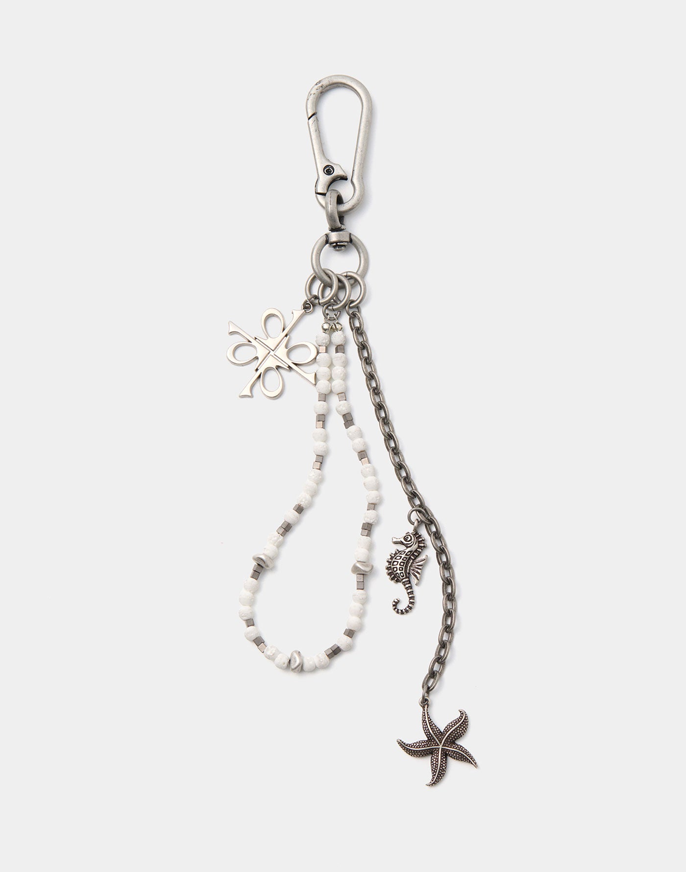 Marine Beaded Keyring