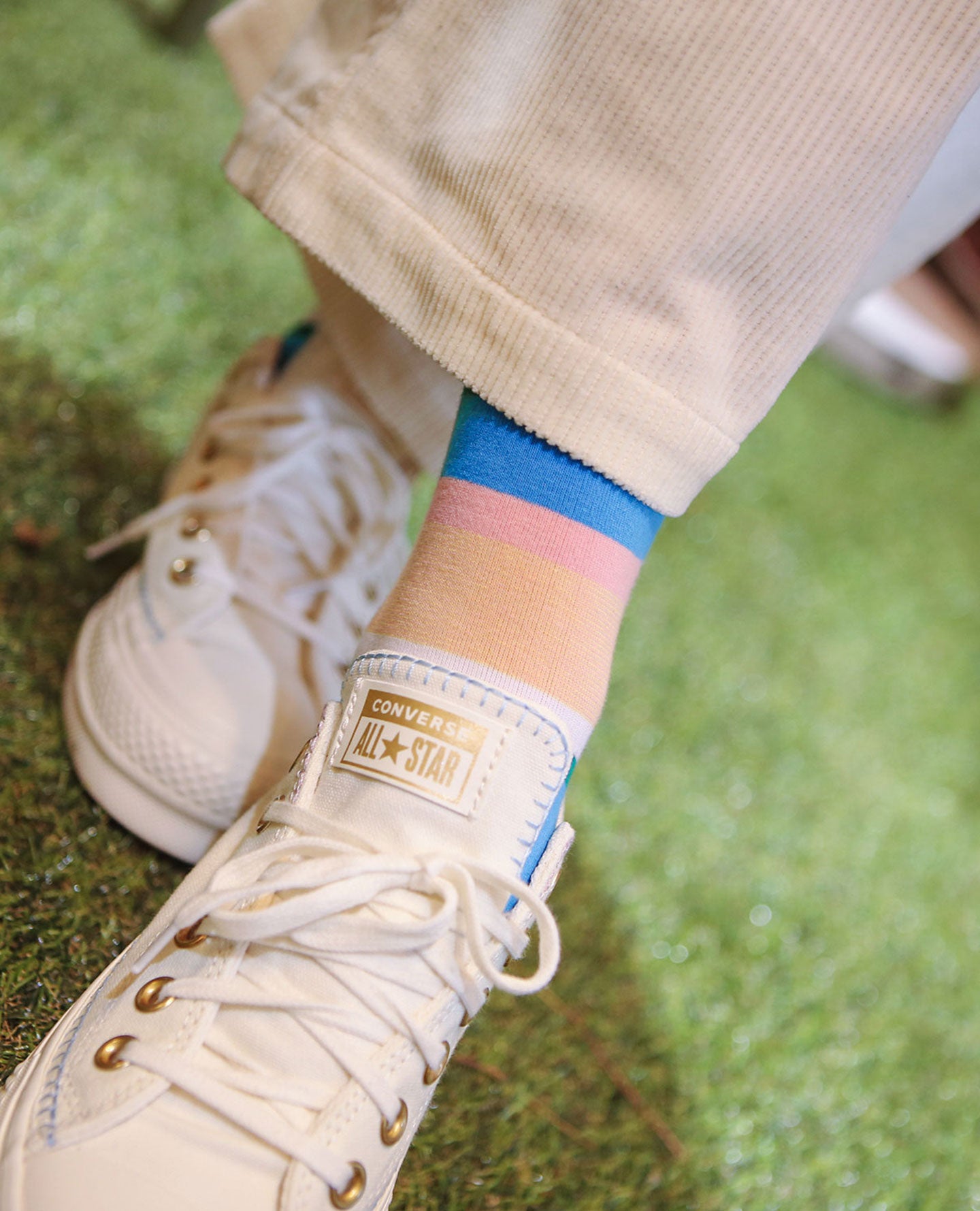 Fastel Striped Women's Socks