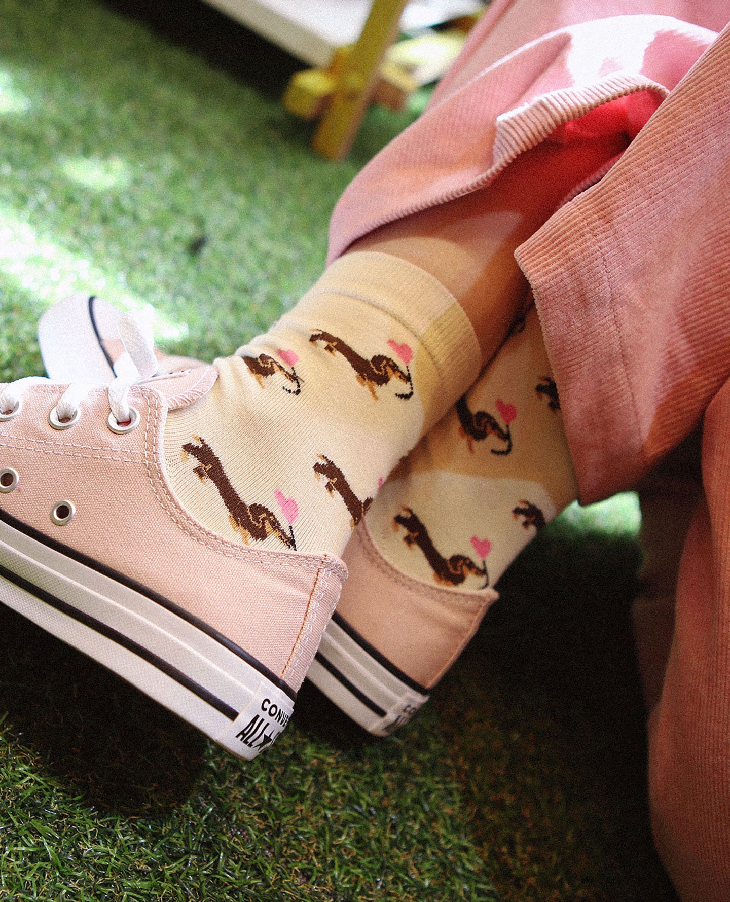 Love & Dog Pattern Women's Socks