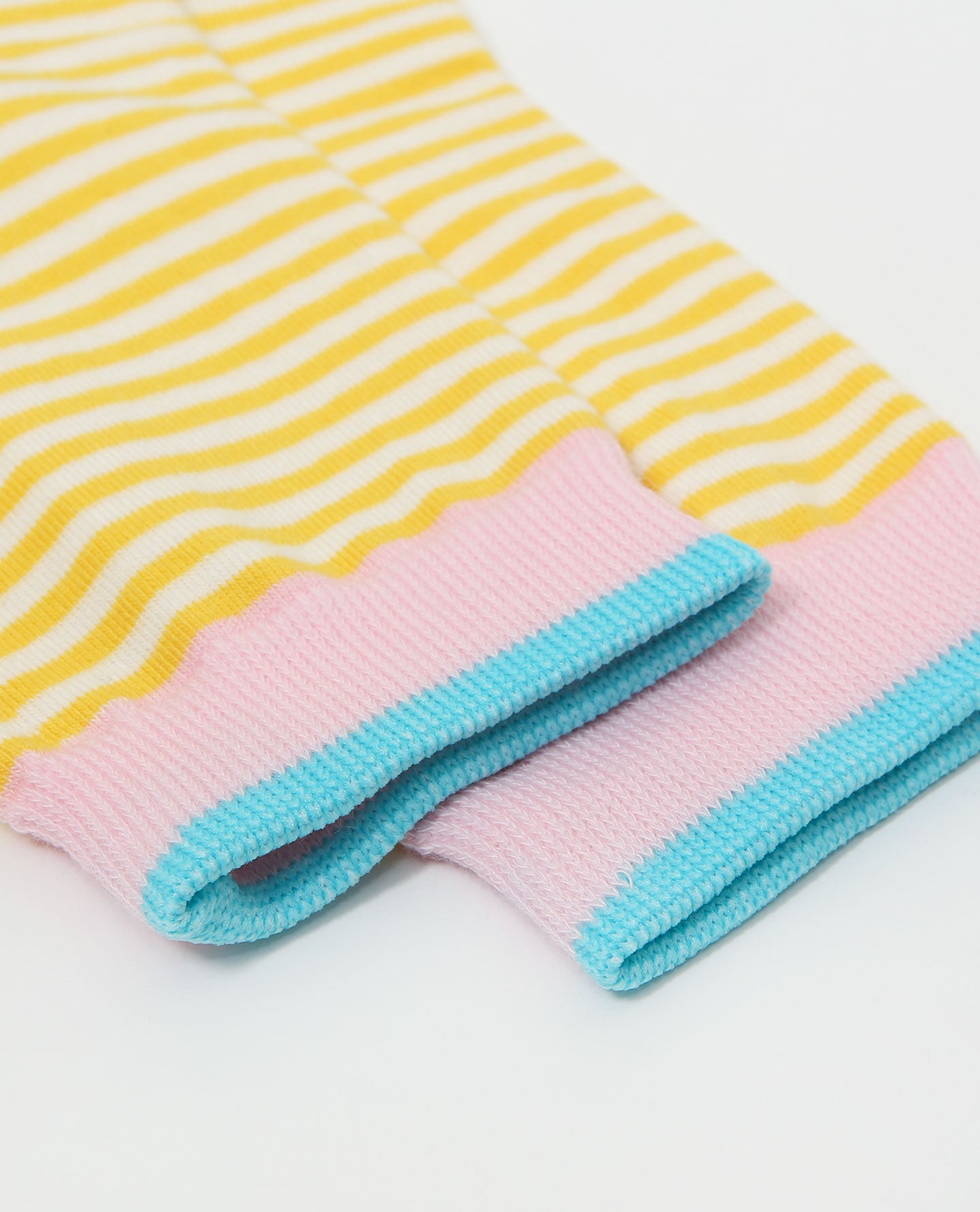Yellow Striped Women's Socks