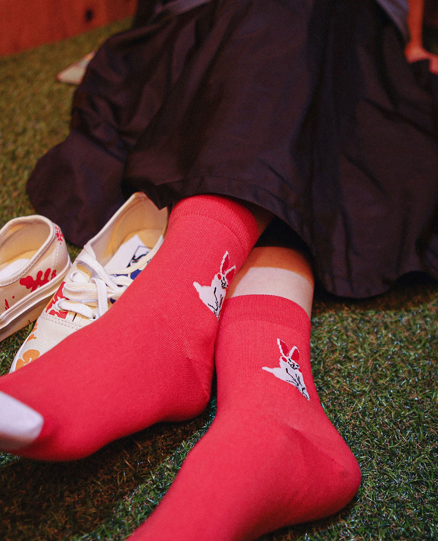 Rabbit Illust Women's Socks