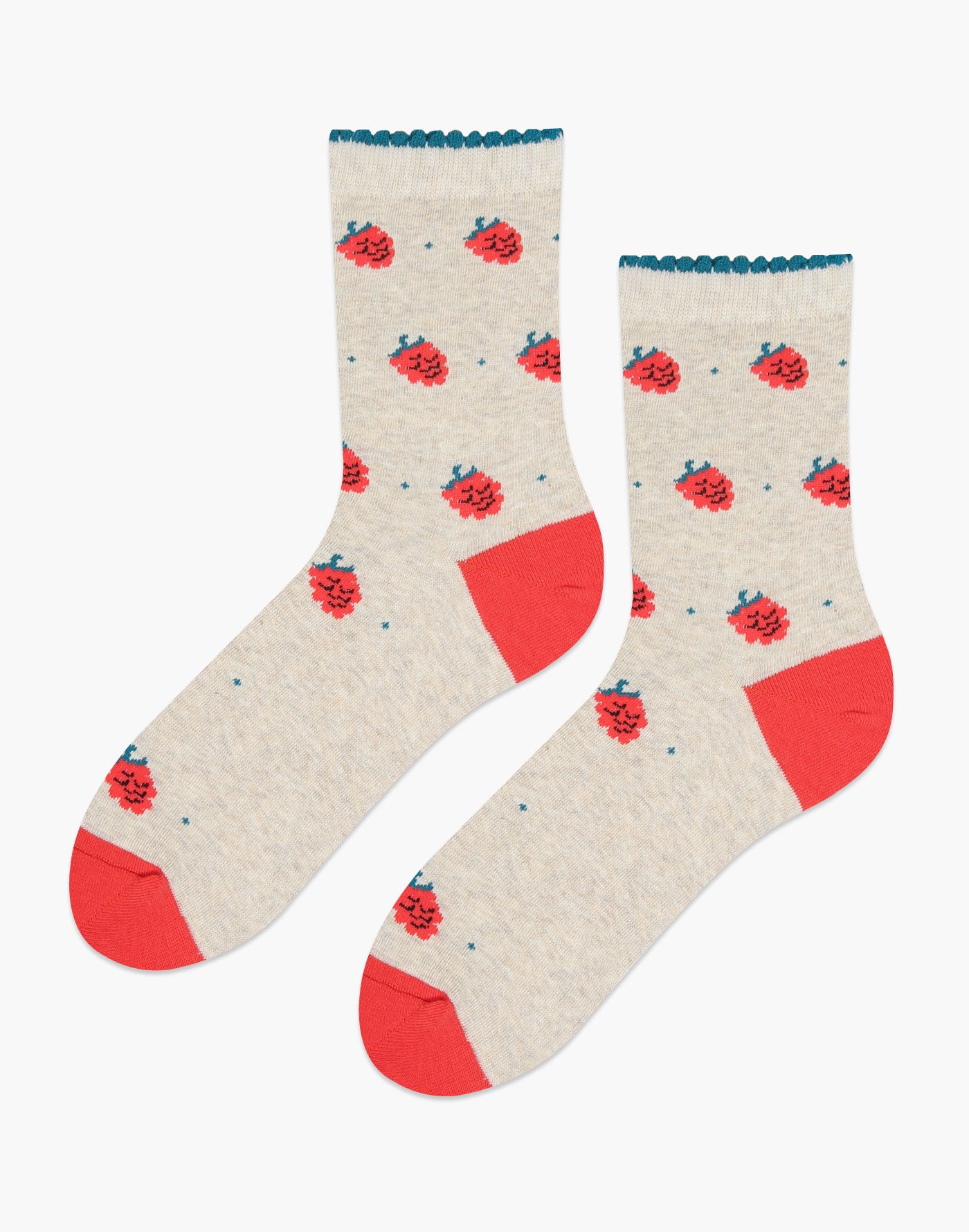 Spring Berry Pattern Women's Socks