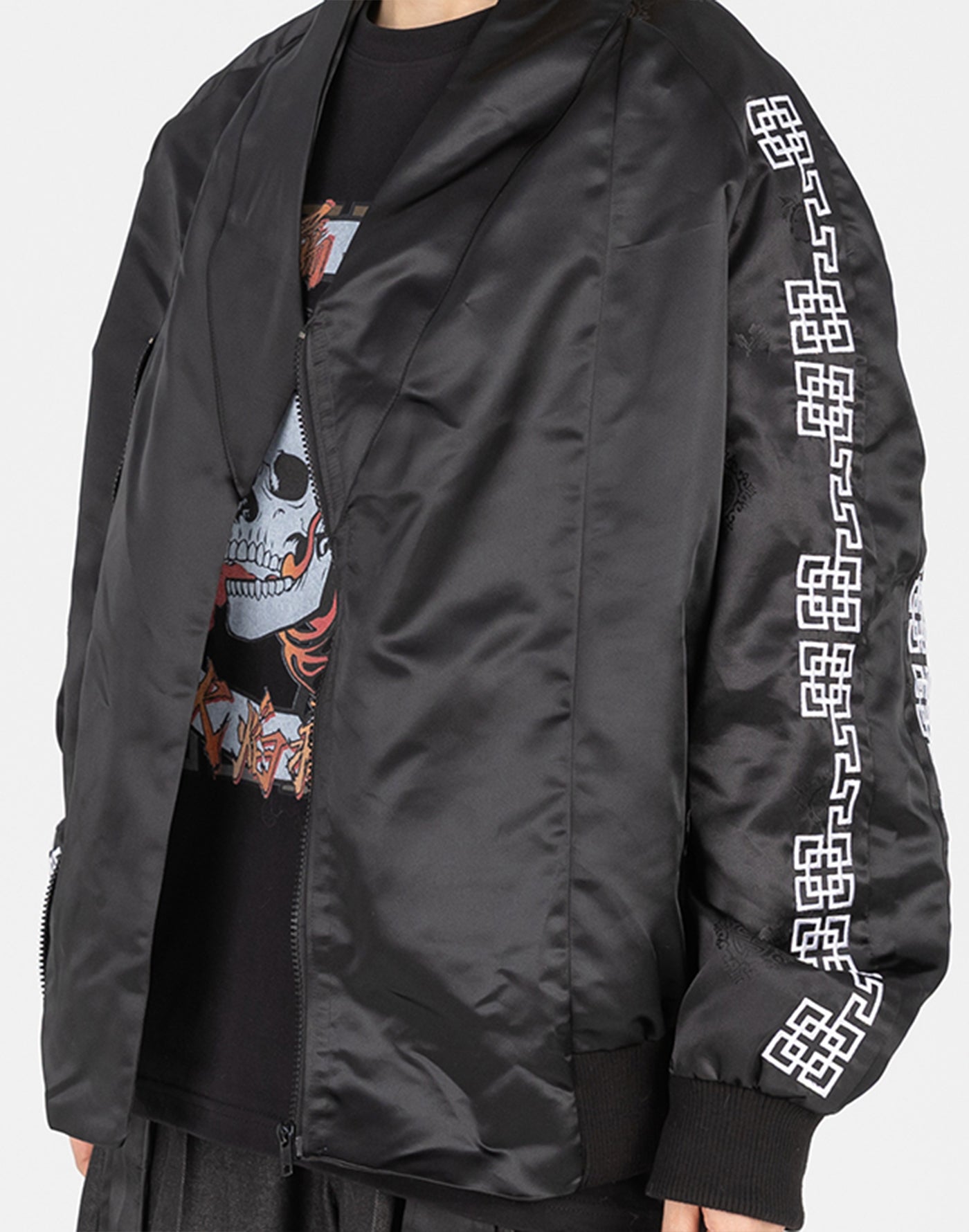 Bulgi' Unbridled Raw-Stitch Bomber
