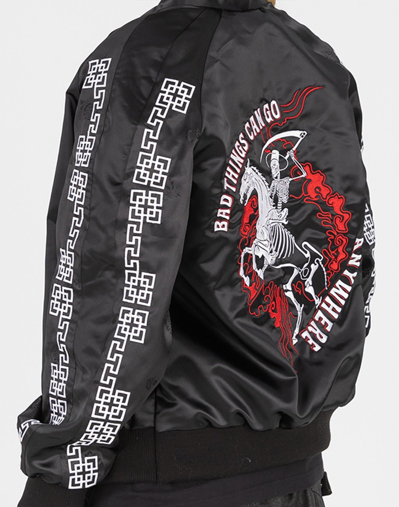 Bulgi' Unbridled Raw-Stitch Bomber