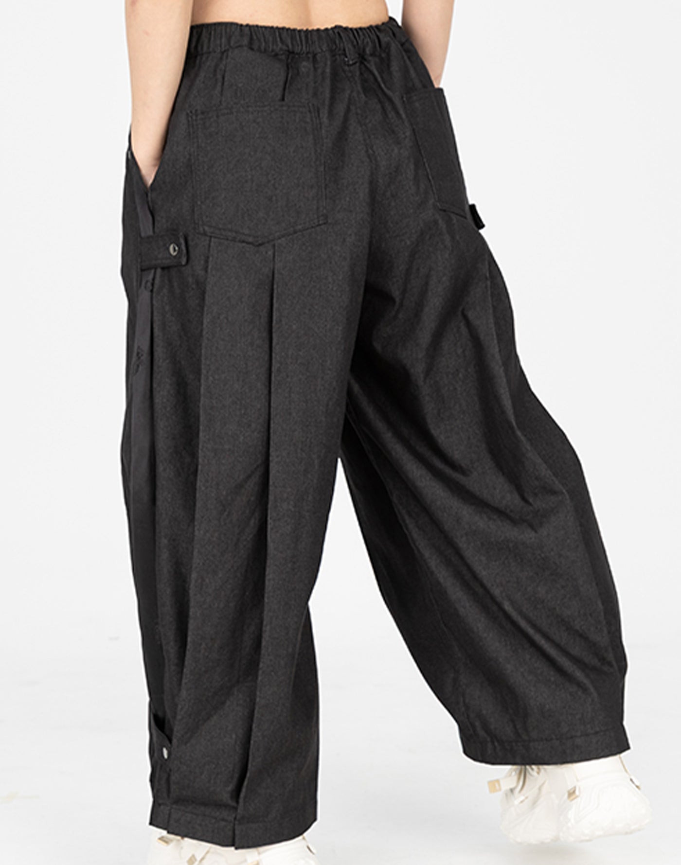 Mixed Brocade Wide Pants