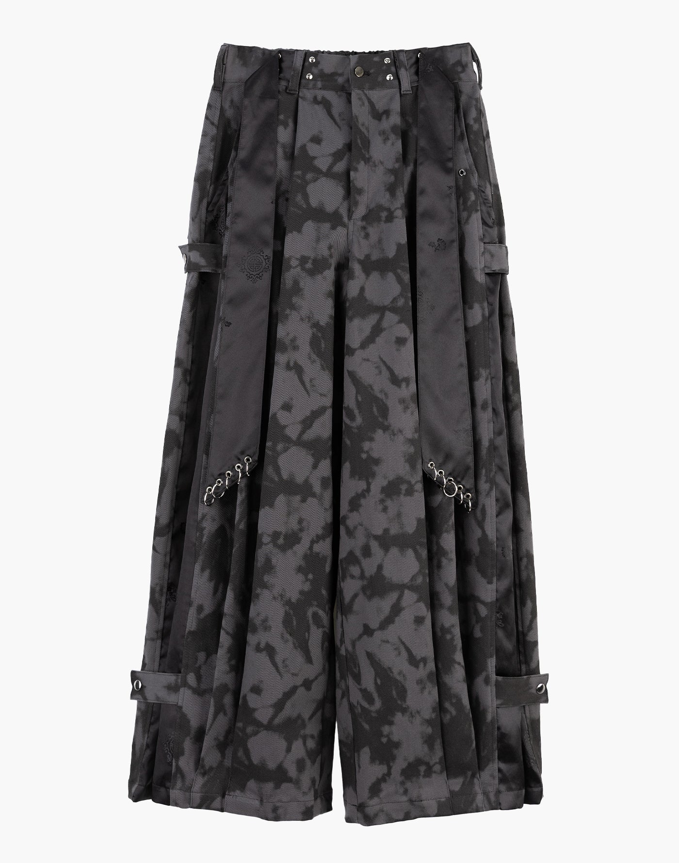 Camo-Hybrid Wide Pants