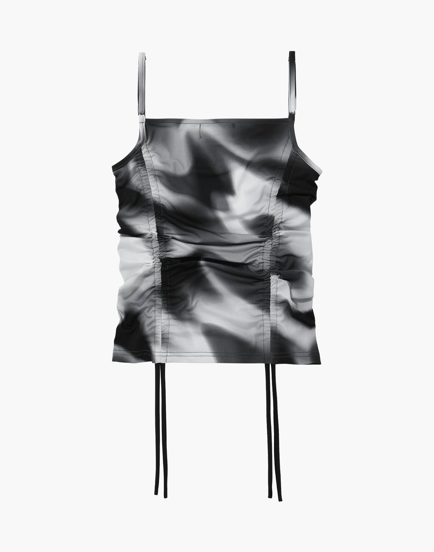 String Shirring Sleeveless