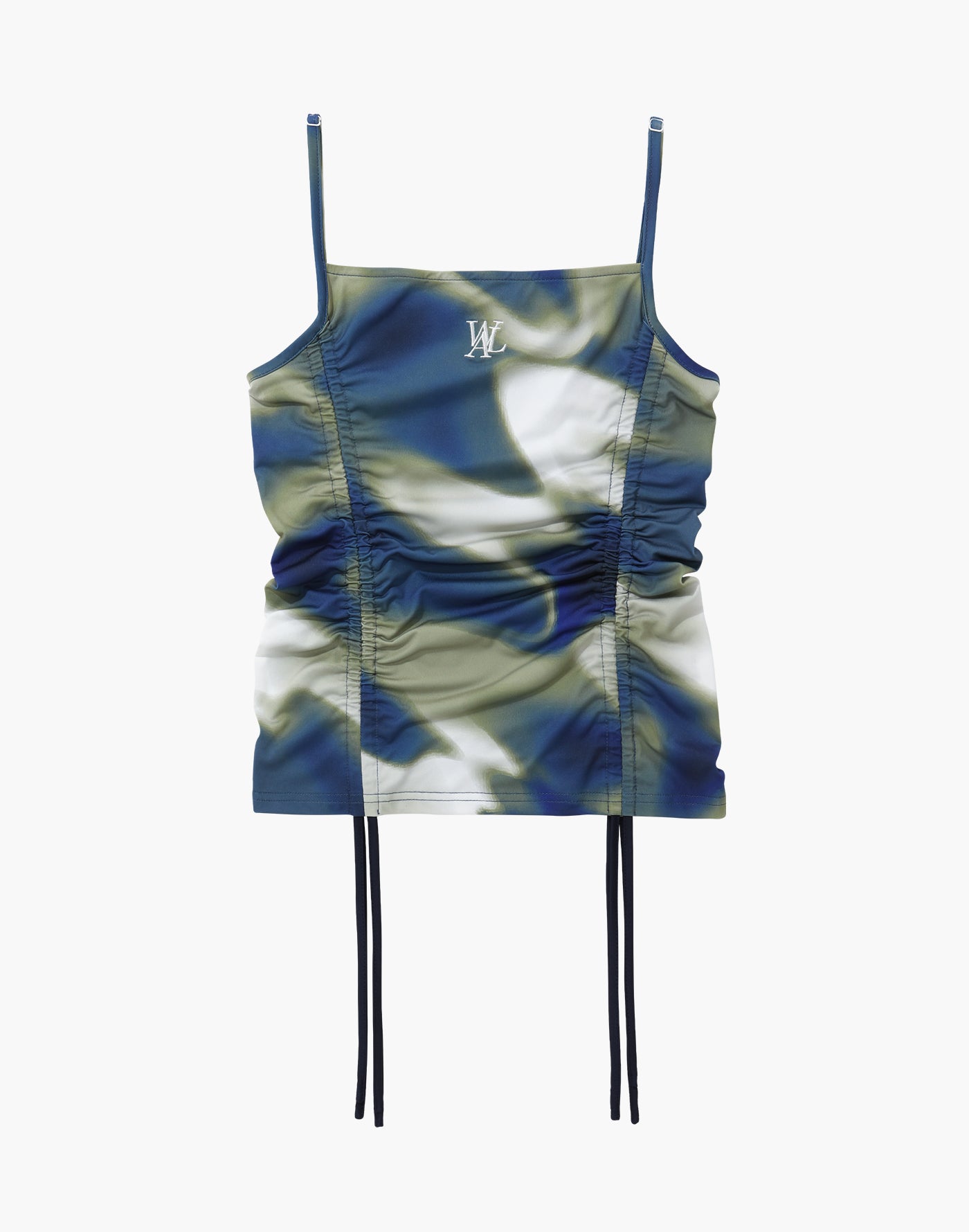 String Shirring Sleeveless
