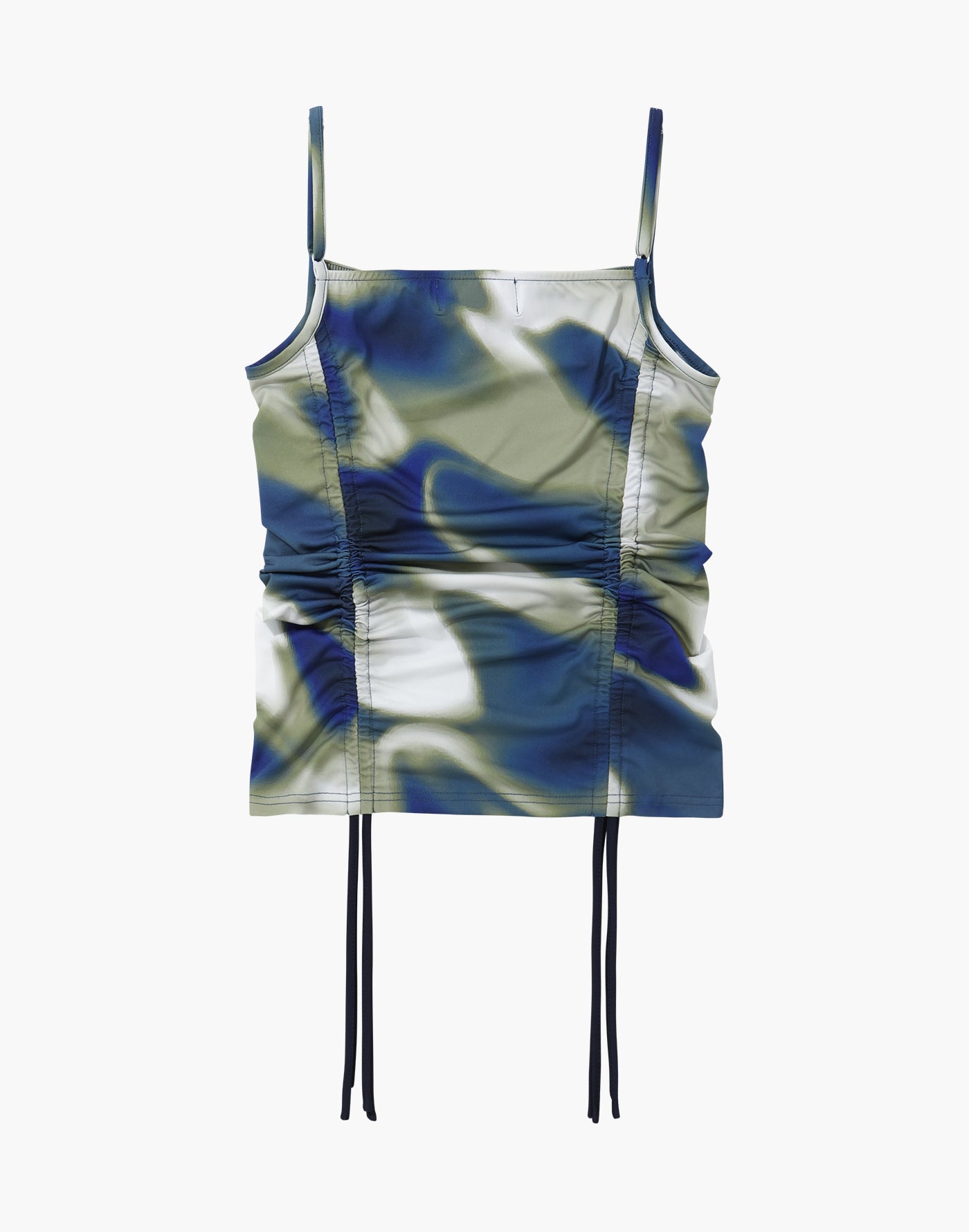 String Shirring Sleeveless