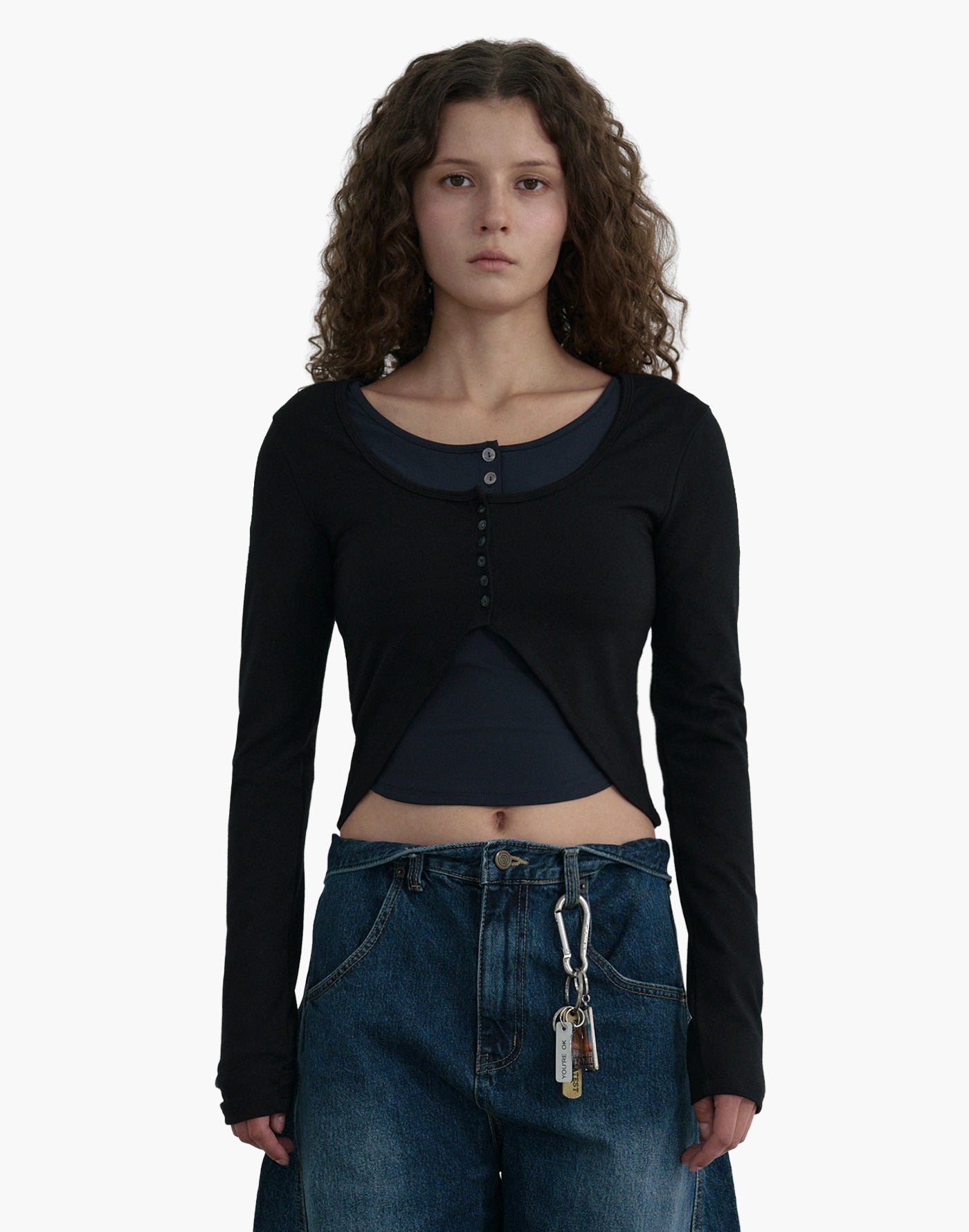 Dry Fit Layered Cover-Up Bolero Cardigan