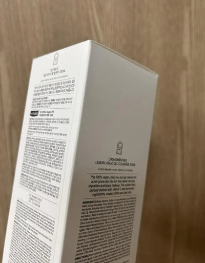 Lemon Vita C Gel Cleanser in use