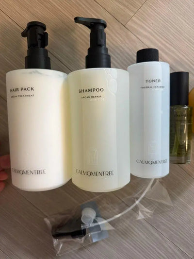 Herbaceous Calming Serum in use