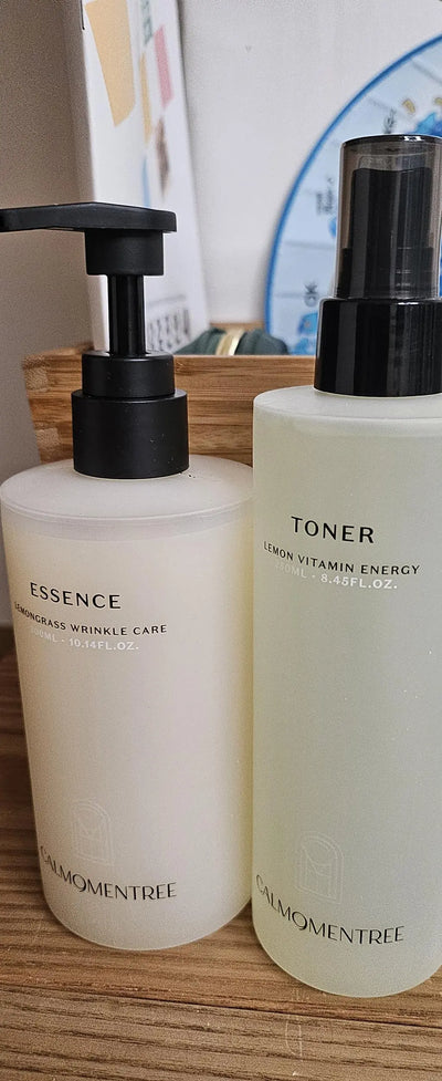 Lemon Vitamin Energy Toner in use