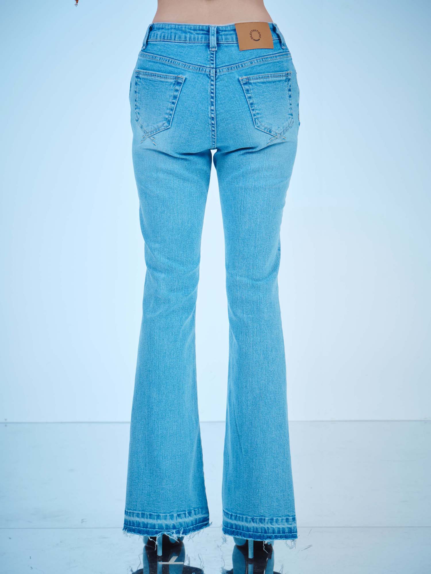 Light Wash Bootcut Stretch Denim