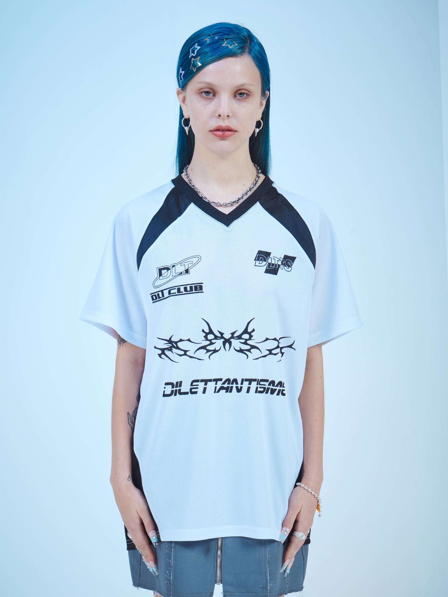 Half-Sleeve Football Jersey T-Shirt