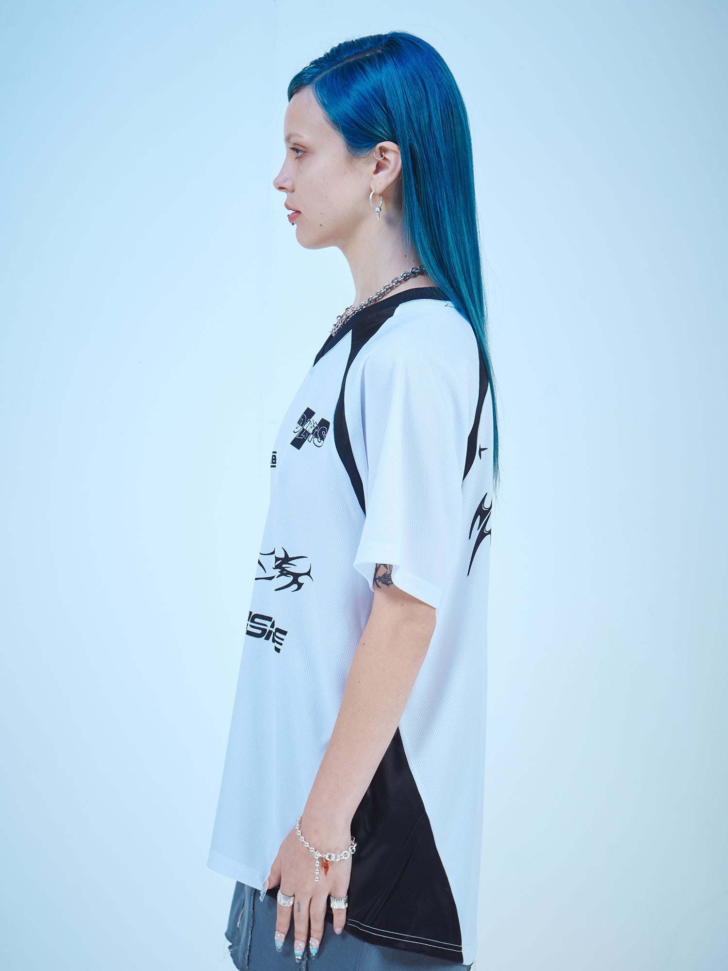 Half-Sleeve Football Jersey T-Shirt