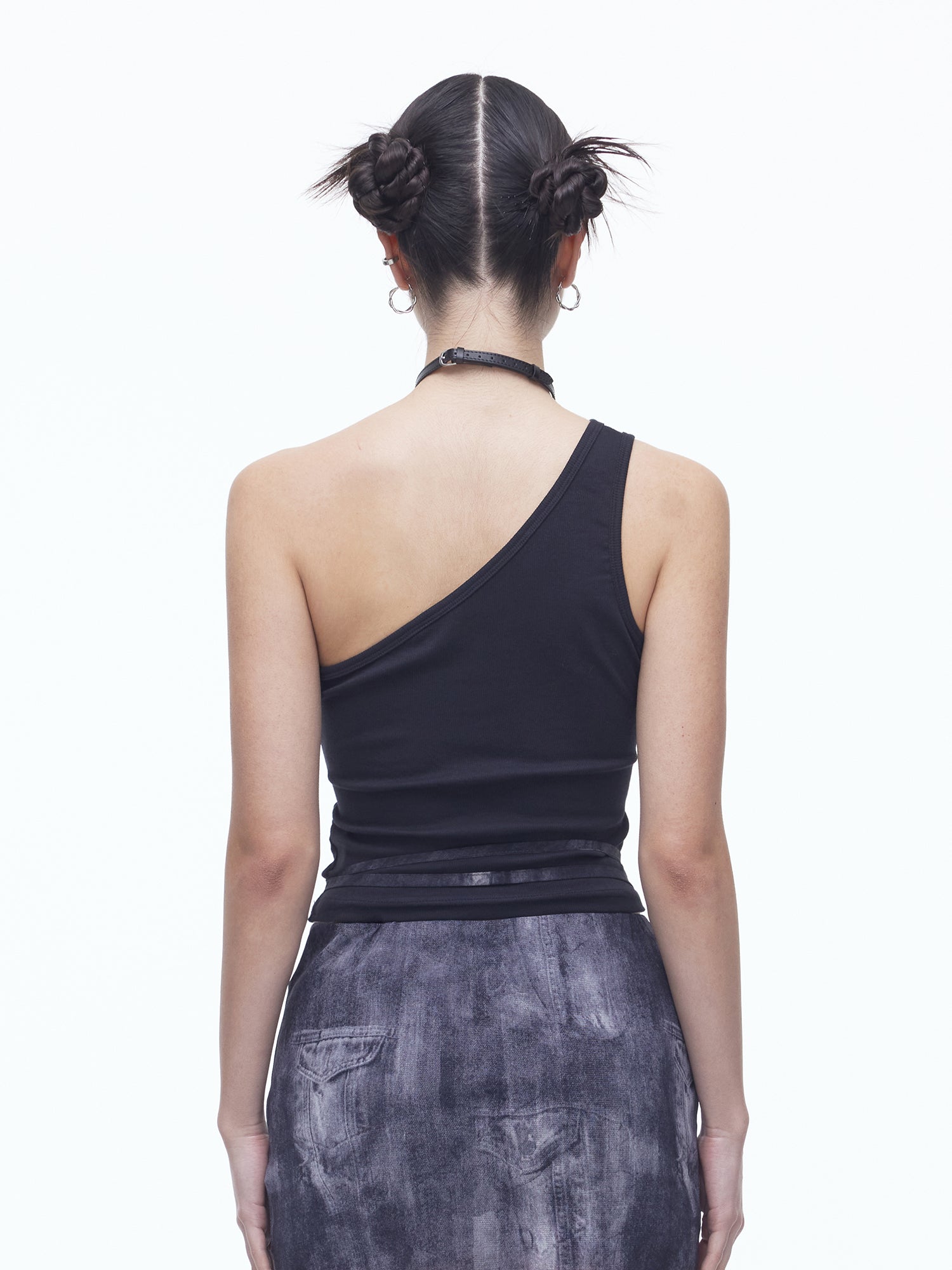 Unbalance Cut-Out Sleeveless Top