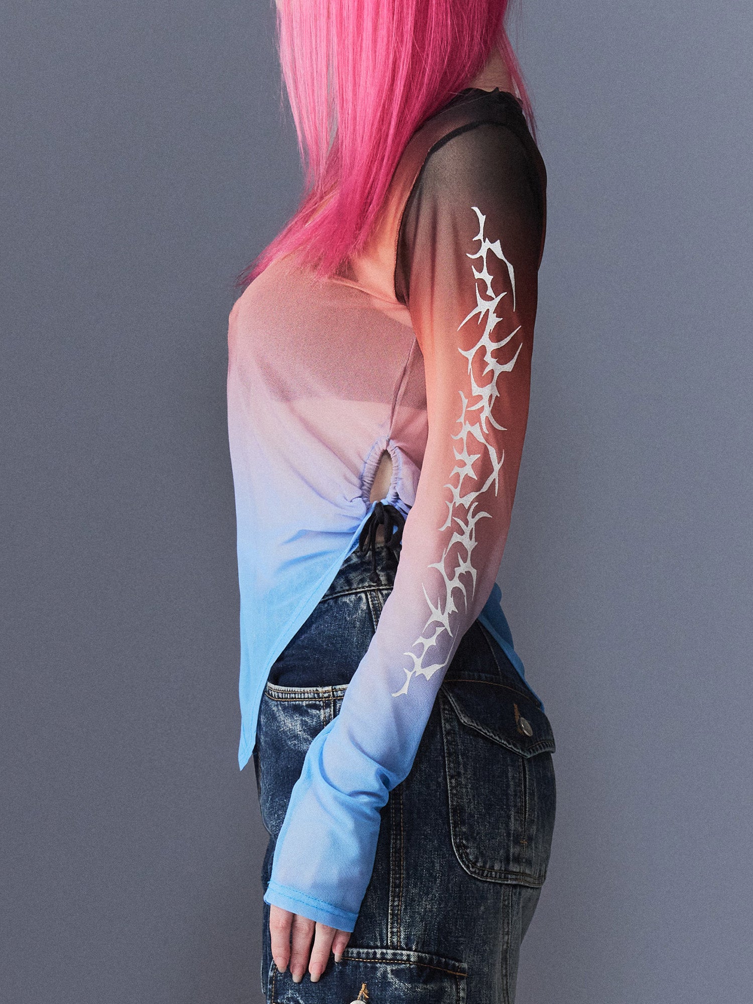 Sunset Tribal Mesh T-Shirts