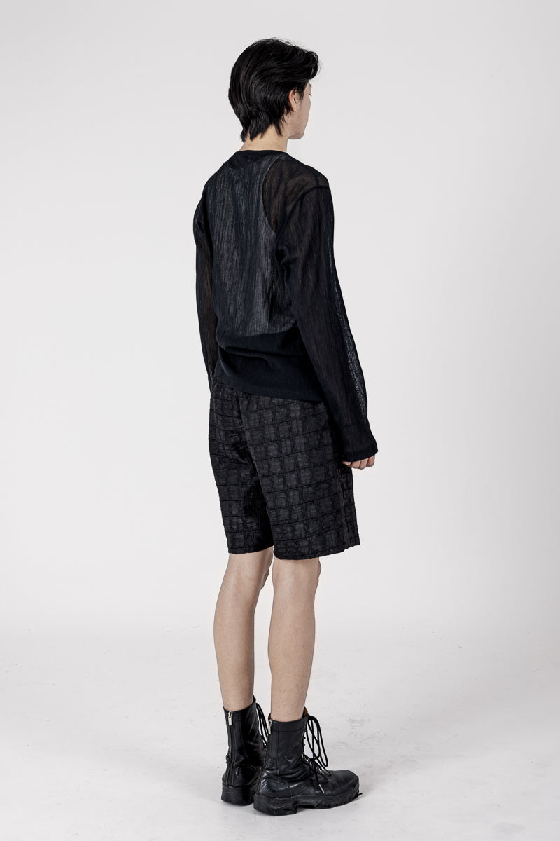 Slouchy Strap Long Sleeve Top